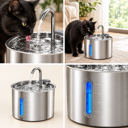 Stainless Steel Pet Water Fountain