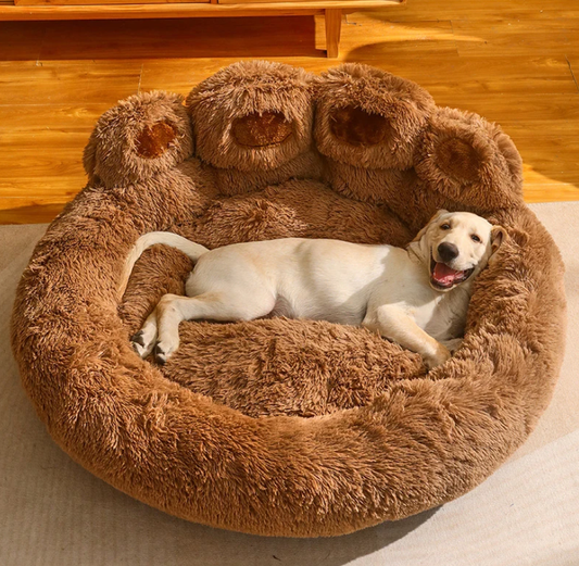 Fluffy Paw Style Dog Bed