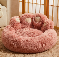 Fluffy Paw Style Dog Bed