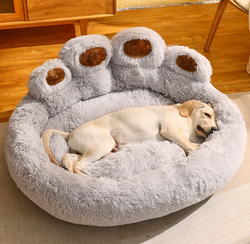 Fluffy Paw Style Dog Bed