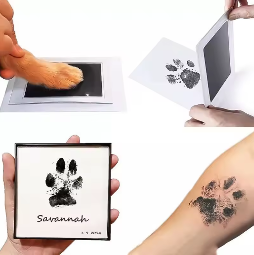 Inkless Cat Dog Paw Print Kit